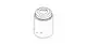 DORNBRACHT-xSTAM-Haube-ERSATZTEILE-091102072-D-52-x-72-mm-Weiss-matt-091102072-10 gallery number 1